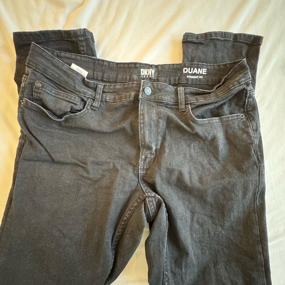 DKNY Charcoal Straight Leg Jeans